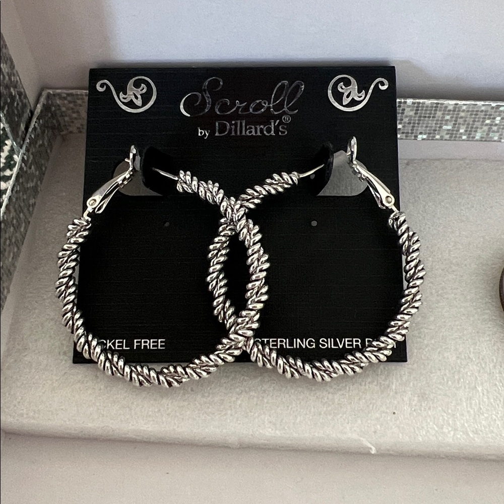 Fashion Jewelry Roped Hoops